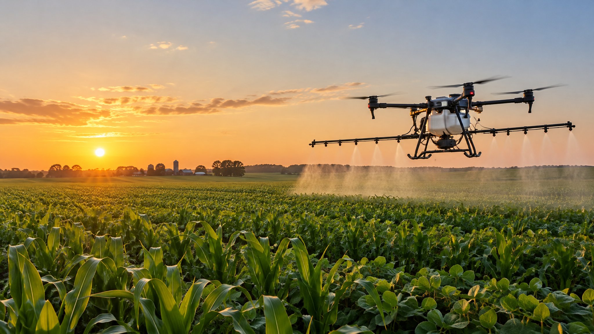 Drone photo illustrating: Part 107, Part 137 and State Pesticide Licensing Explained